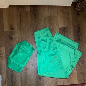 Vibrant Green Two-Piece Set